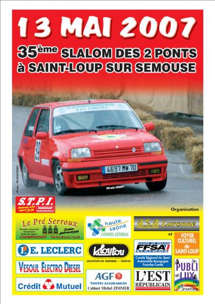 35me Slalom des Deux Ponts