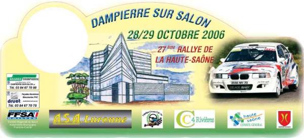 27ème Rallye de Haute-Saone