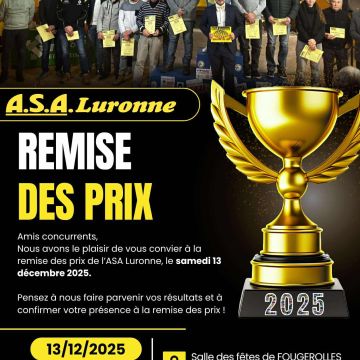 Remise des prix 2025
